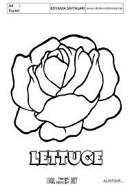 ingilizce boyama sayfaları